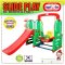 สไลด์เดอร์+ชิงช้า SLIDE SWING CASTLE SET รุ่น JM851 สีเขียว ยี่ห้อ HAPPY BOX